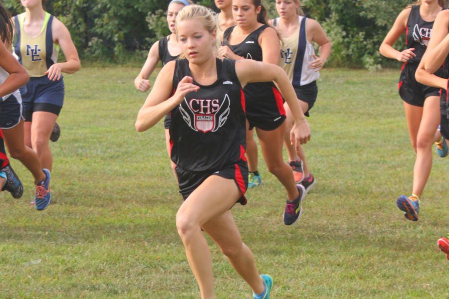 The top runner from the girls team is sophomore Haley Adams, who finished ninth at this weekends sectional championships.