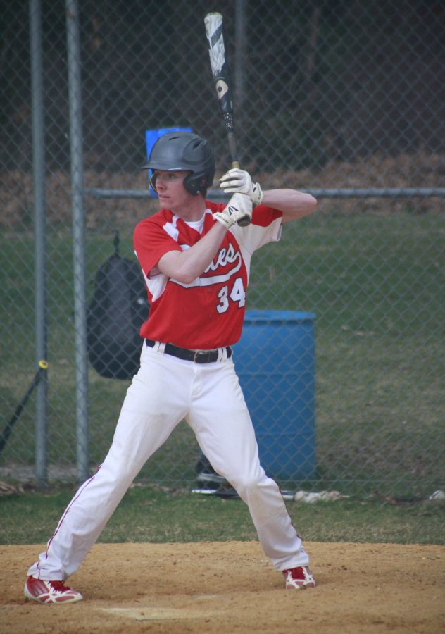 Senior Nick Mahoney has been one of the top hitters for the Pirates this season.