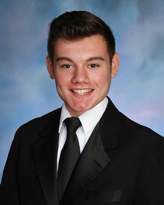 Eddie Runquist was named Valedictorian of the class of 2017.