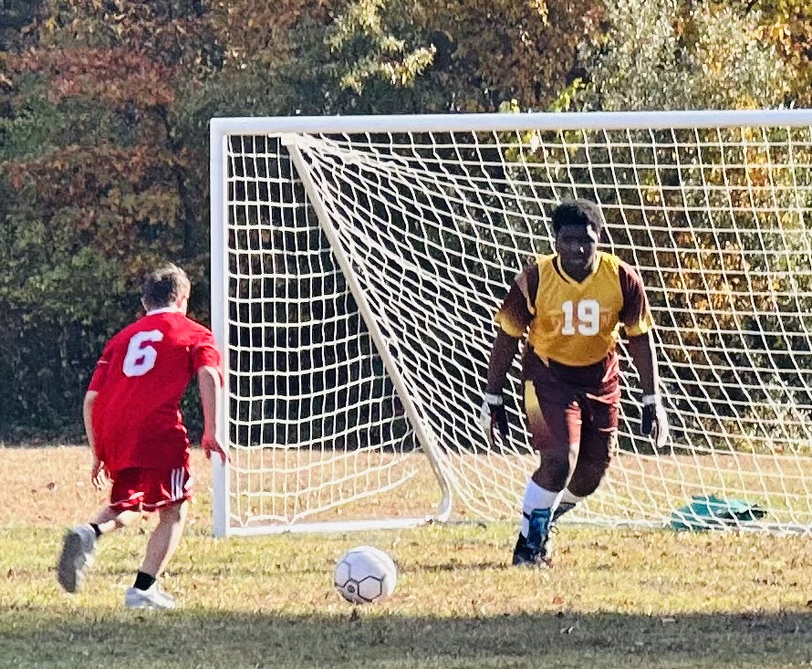 (Photo courtesy of  Lauren Cammarota) Pirates driving to score against Delran.