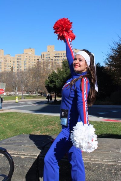 (Photo courtesy of Olivia Kamaras). CHS Senior Olivia Kamaras was also a captain on this years cheerleading team.   