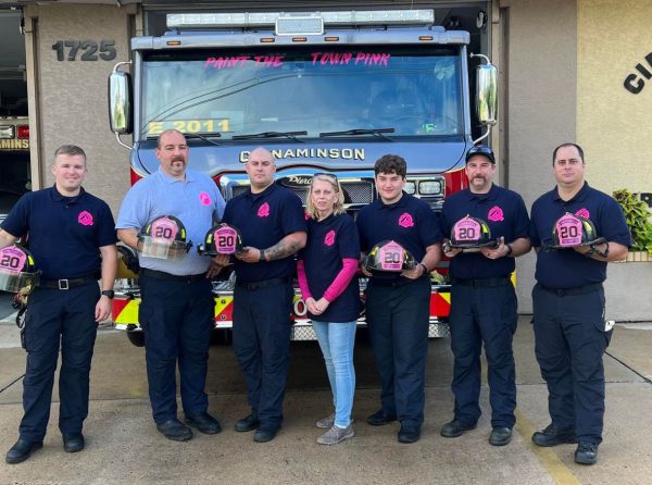 (Photo courtesy of Gavin McGough) As a senior, McGough said his early experience volunteering with the fire company has confirmed his desire to pursue a career in first responding. 