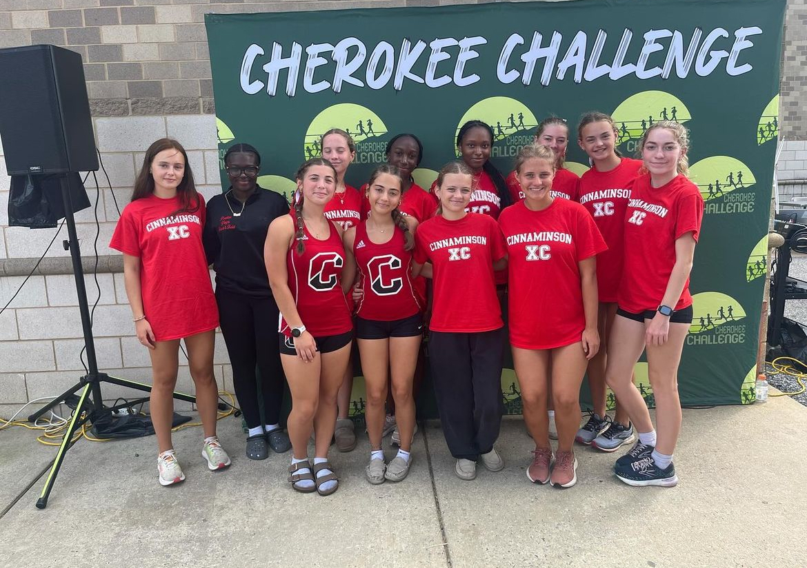 (Photo courtesy of Kezia Flammer). The girls at the Cherokee challenge meet

