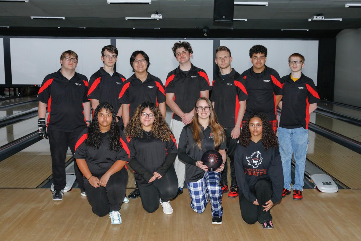 (Photo courtesy of CHS Bowling Team) While they compete separately, the CHS girls' and boys' bowling teams support each other throughout the season.