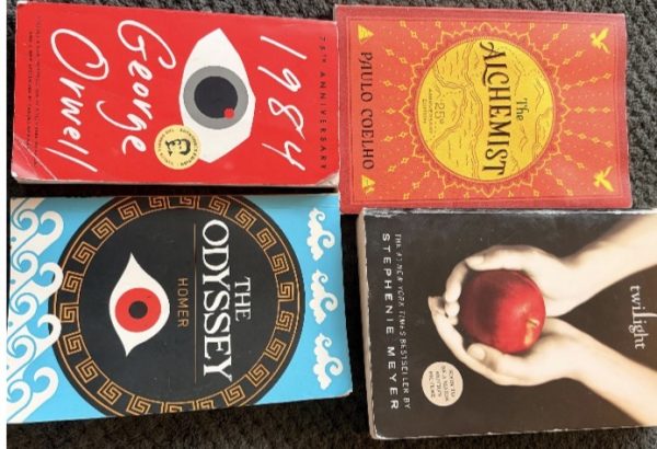 (Photo courtesy of Peyton Czarzasty) 
This picture displays popular Young adult novels, the demographic majorly affected by the current literacy crisis.